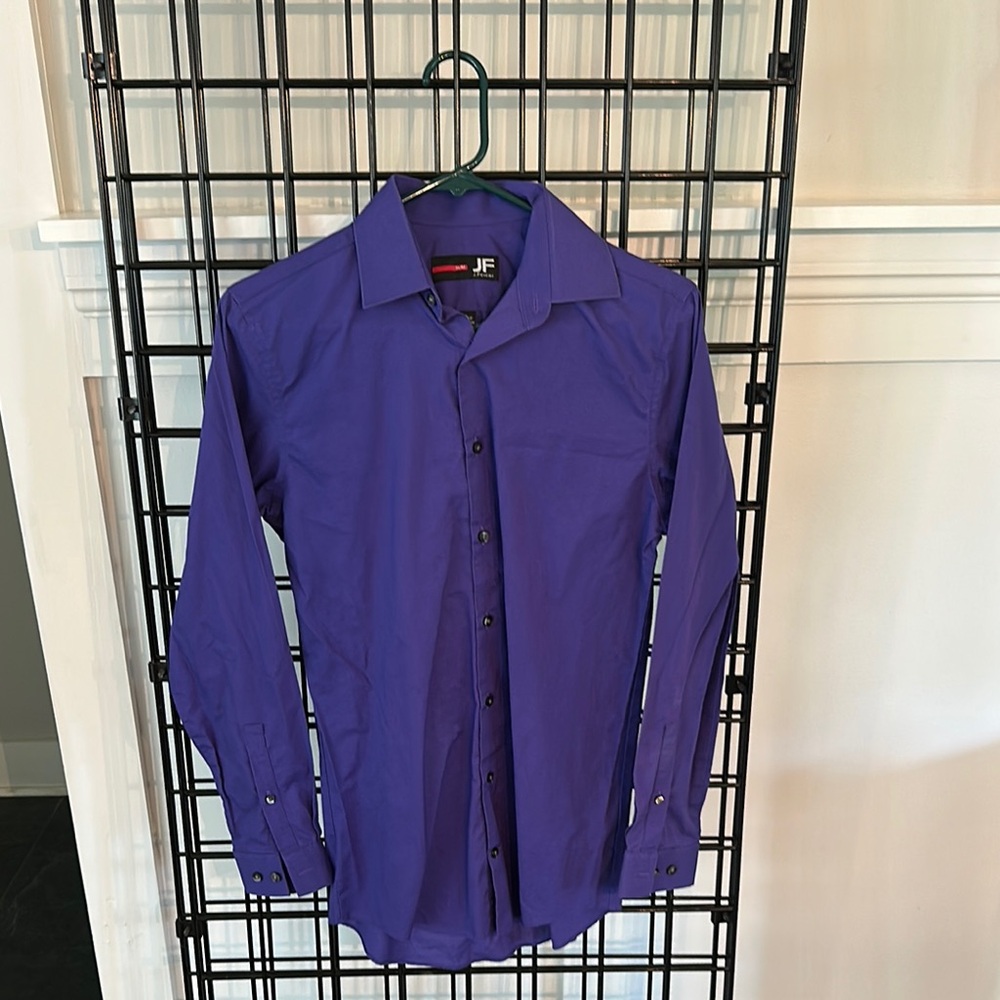 Purple JF J.Ferrar Dress Shirt